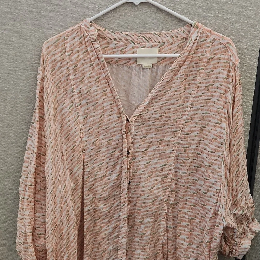 Maeve Lena Yarn Dyed Tunic Size Medium - Picture 3 of 15